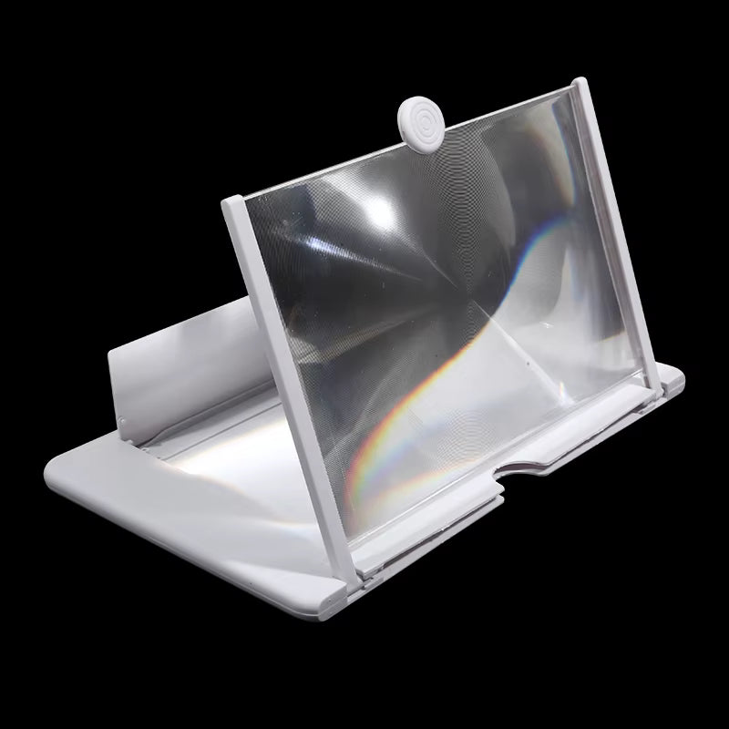 Amplificateur Écran Loupe 3D pour Smartphone — Vision Grand Format - Blanc