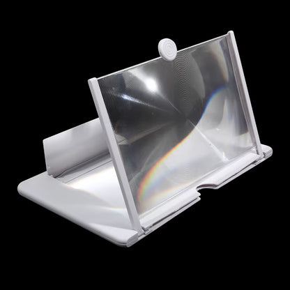 Amplificateur Écran Loupe 3D pour Smartphone — Vision Grand Format - Blanc