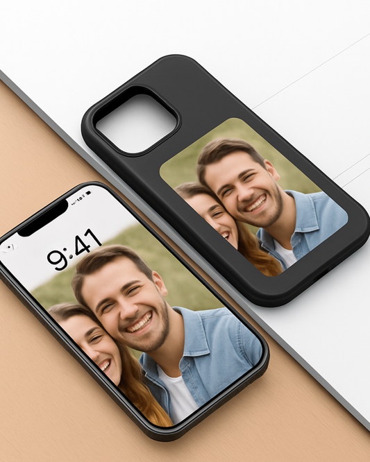 Coque NFC E-ink pour Iphone - Personnalisation durable & stylée